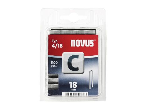 Zszywki typ C 4/18 NOVUS [1100 szt.]