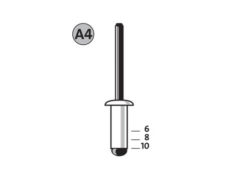 Nity aluminiowe A4/10 NOVUS [30 szt.]