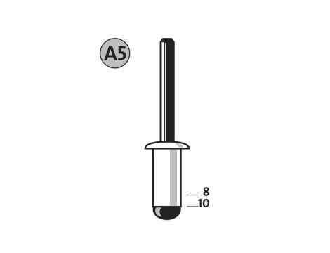 A 5 / 8 X 30 NITY ALUMINIOWE