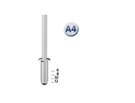 Nity aluminiowe A4/8 NOVUS [70 szt.]