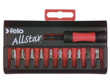 Zestaw bitów FELO STAR z uchwytem magnetycznym