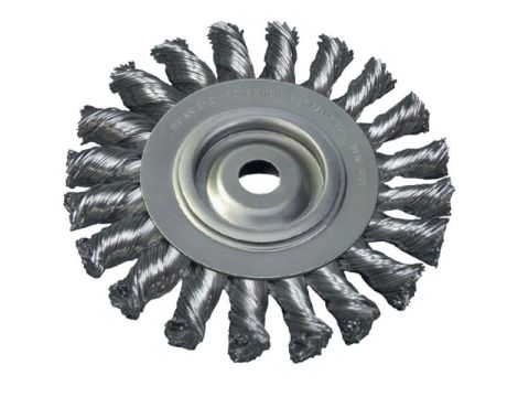 Szczotka tarczowa 115 mm/22,2 ABRABORO - drut splatany 0,5 mm