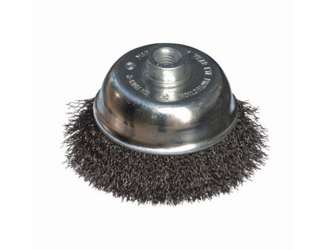Szczotka doczołowa 100 mm/M14 ABRABORO - drut karbowany 0,3 mm