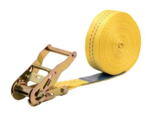 Zacisk taśmowy z grzechotką 6 m/2000 kg Wolfcraft - z mech. zapad.