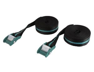 Zacisk taśmowy 4 m/120 kg Wolfcraft - z klamrami sprężynowymi [2 szt.]