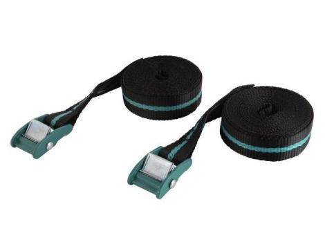 Zacisk taśmowy 4 m/120 kg Wolfcraft - z klamrami sprężynowymi [2 szt.]