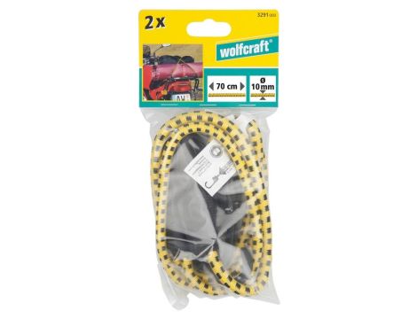 Guma mocujące 70 cm Wolfcraft [2 szt.] - 2