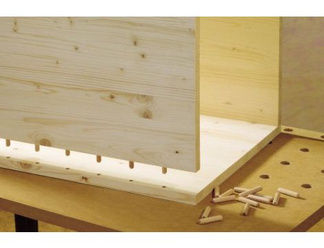 Kołek bukowy 6/30 mm Wolfcraft [50 szt.] - 2