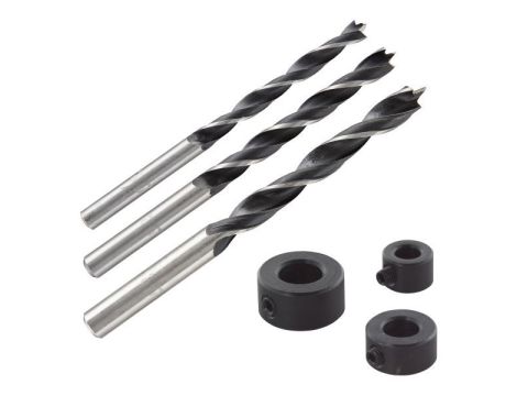 Wiertła do połączeń kołkowych 6, 8, 10 mm Wolfcraft [3 szt.]