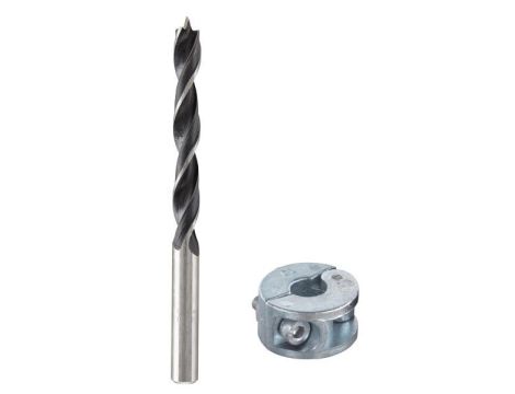 Wiertło do połączeń kołkowych 10 mm + ogranicznik Wolfcraft