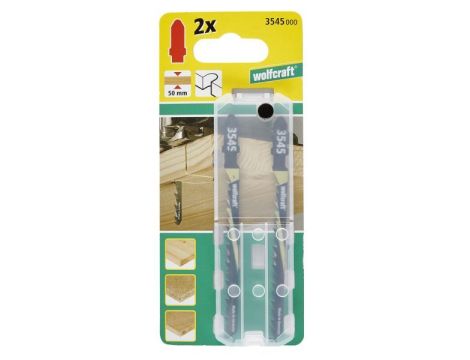 2 brzeszczoty Wolfcraft - uchwyt T, zgrubne cięcia po krzywych - 2