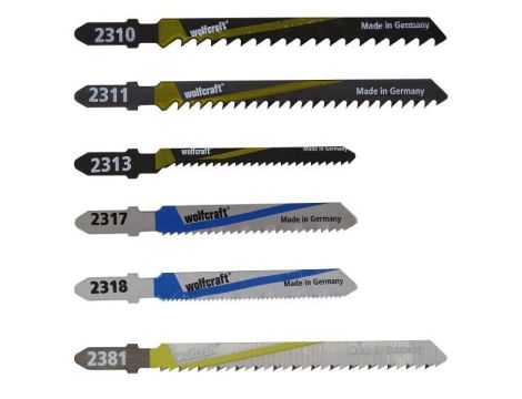 10 brzeszczotów Wolfcraft - uchwyt T