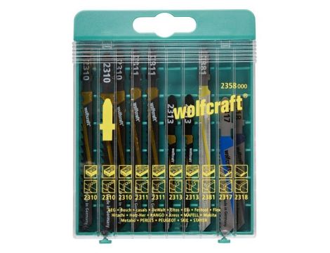 10 brzeszczotów Wolfcraft - uchwyt T - 2