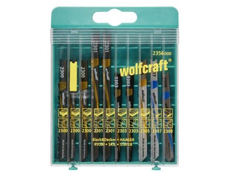 10 brzeszczotów Wolfcraft - uchwyt U - 2