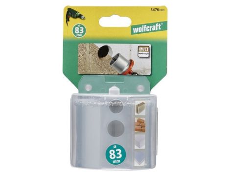 Wkład otwornicy 83 mm Wolfcraft - z nasypem z węglików spiekanych - 2