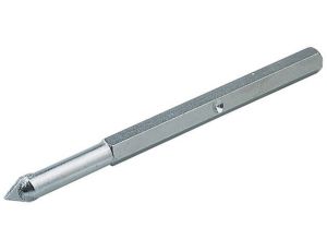 Wiertło centrujące do otwornic z nasypem z węglików spiekanych