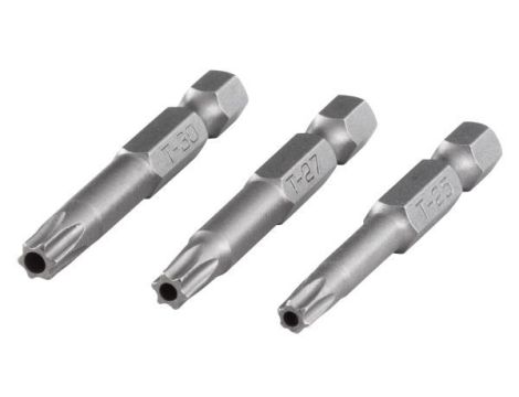 Bit gwiazdkowy z otworem TX 25, 27, 30 Wolfcraft - 50 mm