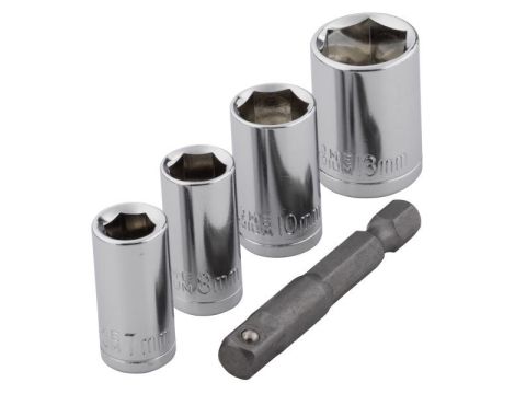 Zestaw nasadek 1/4 cala 7, 8, 10, 13 Wolfcraft