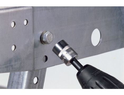 Zestaw nasadek 1/4 cala 7, 8, 10, 13 Wolfcraft - 3