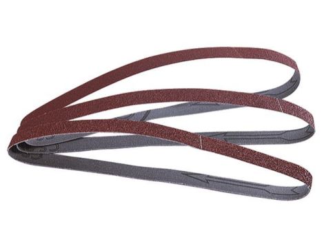 Taśma szlifierska 13x457 mm Wolfcraft - gr. 120, płótno [3 szt.]