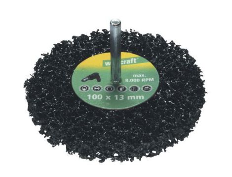 Tarcza czyszcząca 100 mm Wolfcraft - trzpień