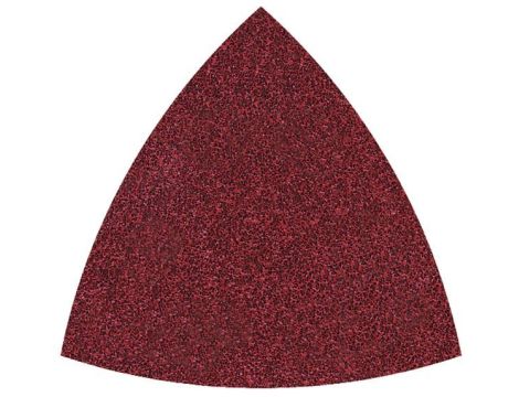 Papier szlifierski 95 mm Wolfcraft - gr. 80/120, na rzep [5 szt.]