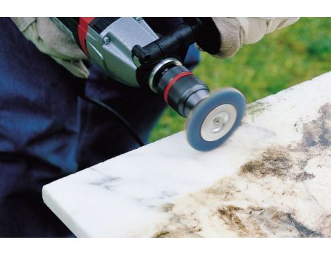 Szczotka tarczowa 75 mm/6 mm Wolfcraft - drut pokryty nylonem - 3