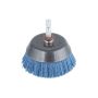 Szczotka doczołowa 65 mm/6 mm Wolfcraft - drut pokryty nylonem - 2