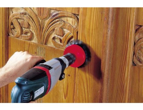 Szczotka polerska 80 mm/6 mm Wolfcraft - 2