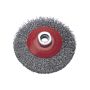Szczotka stożkowa 100 mm/M14 Wolfcraft - drut falisty - 2