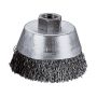Szczotka doczołowa 65 mm/M14 Wolfcraft - drut falisty - 2