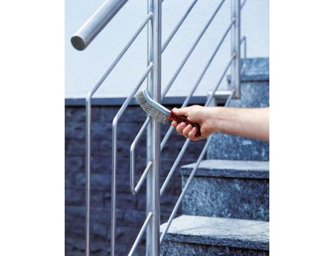 Szczotka ręczna 1-rzędowa 265 mm Wolfcraft - drut inox - 2