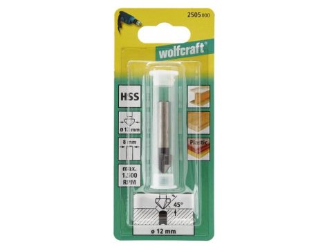 Pogłębiacz 12 mm Wolfcraft - HSS - 2