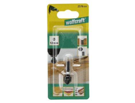 Pogłębiacz 12 mm Wolfcraft - WS, trzpień 6-kąt - 2