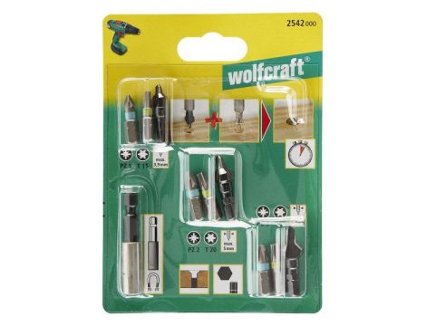 Zestaw do nawiercania otworów i wkręcania wkrętów Wolfcraft - 2