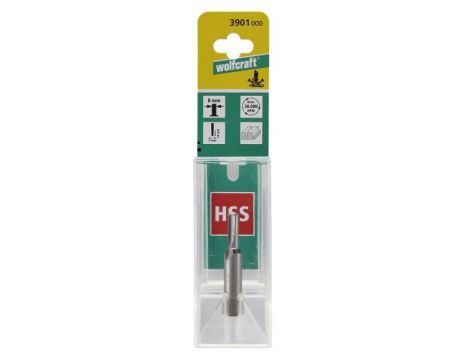 Frez do rowków 5 mm Wolfcraft - HSS, trzpień 8 mm - 2