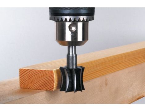 Frez promieniowy 25 mm Wolfcraft - WS, trzpień 8 mm - 3