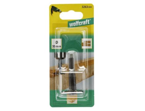 Frez szczelinowy 35 mm Wolfcraft - WS, trzpień 8 mm - 2