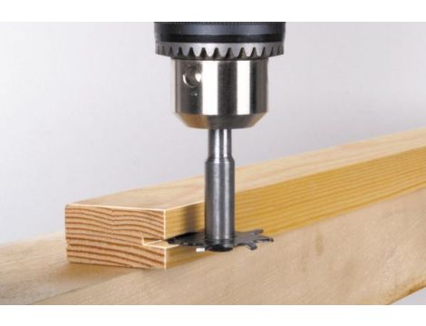 Frez szczelinowy 35 mm Wolfcraft - WS, trzpień 8 mm - 3