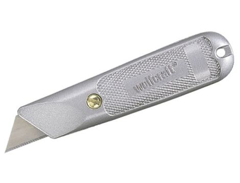 Nóż z ostrzem trapezowym, metalowy, Wolfcraft