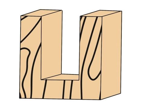 Frez prosty 6 mm ABRABORO - TCT - 2