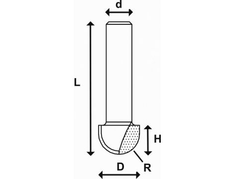 Frez REZ CORE BOX TCT, 12.7 mm