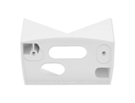 Uchwyt ścienny narożny 07 do czujnika IS 140-2 biały