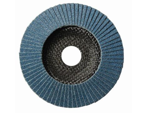 Tarcza lamelkowa 125 mm ABRABORO - gr. 80, cyrkon-korund