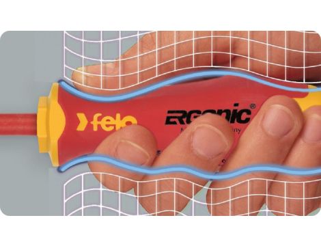 Wkrętak nasadowy 10 FELO - Ergonic M-Tec VDE - 3