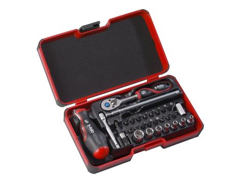 Zestaw 29 części FELO SMART: rękojeść, grzechotka, nasadki, bity