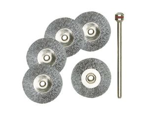 Szczotki druciane Proxxon 22 mm dyski Inox [5 cz.]