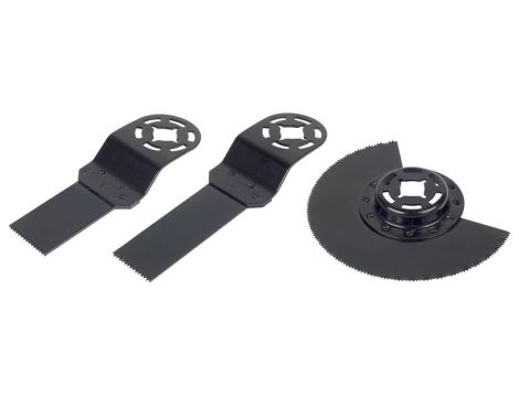 Zestaw brzeszczotów Wolfcraft do urządzeń oscylacyjnych: drewno, metal, tworzywo