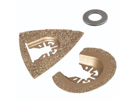 Zestaw brzeszczotów Wolfcraft do multiszlierek: kamień, glazura