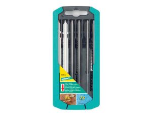 Zestaw brzeszczotów Wolfcraft - uchwyt T [6 szt.]